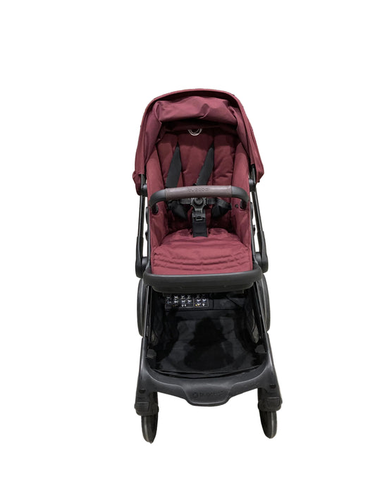 Bugaboo Kangaroo Single To Double Stroller, 2024, Black, Dark Cherry, Dark Cherry