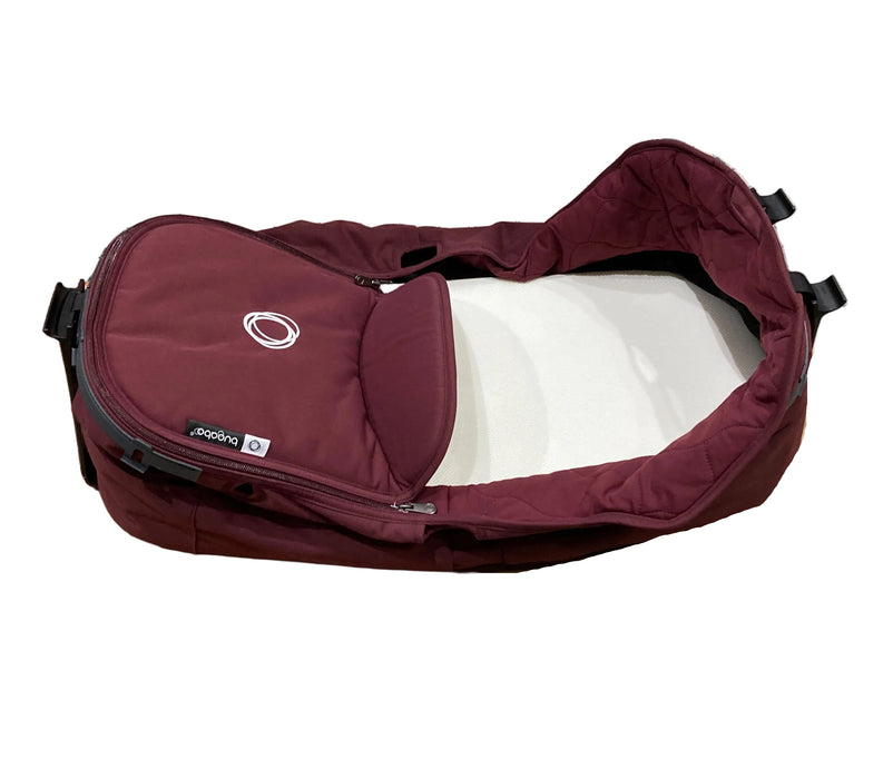 Bugaboo Kangaroo Single To Double Stroller, 2024, Black, Dark Cherry, Dark Cherry