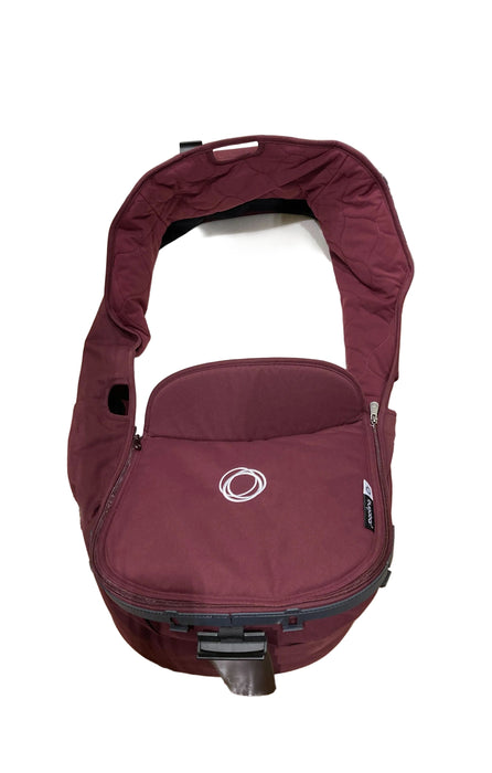 Bugaboo Kangaroo Single To Double Stroller, 2024, Black, Dark Cherry, Dark Cherry