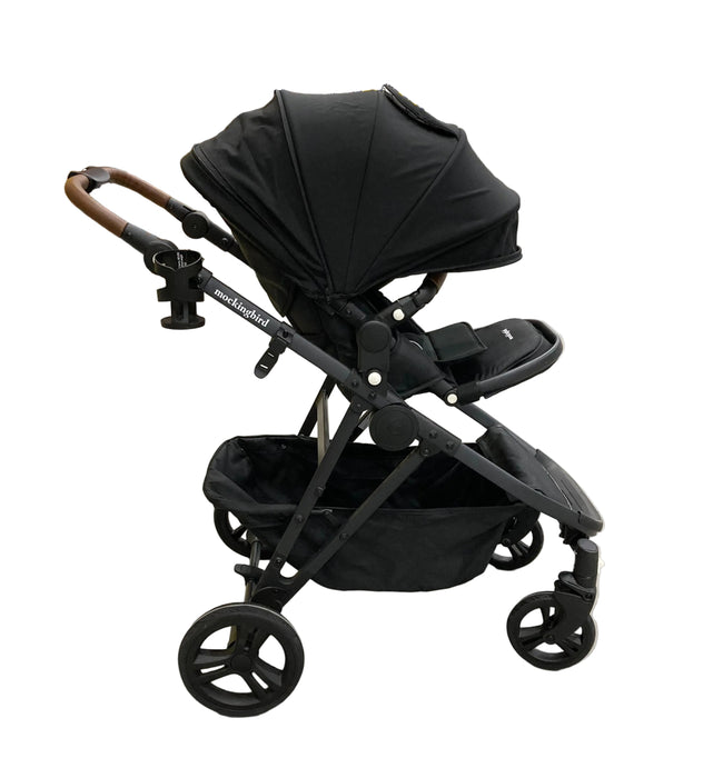 Shop Mockingbird Single to Double 3.0 Stroller, 2026, Black Windowpane, Charcoal with Penny Leather at GoodBuy Gear