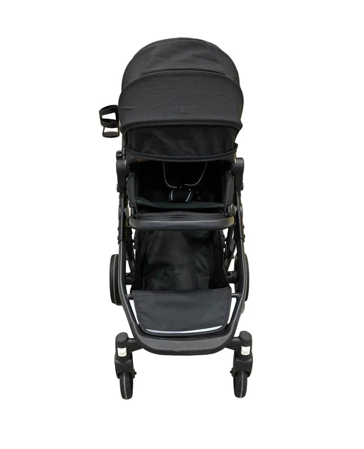 Shop Mockingbird Single to Double 3.0 Stroller, 2025, Charcoal with Penny Leather, Solid Black at GoodBuy Gear