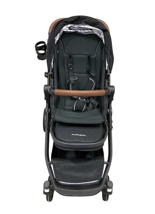 Shop Mockingbird Single to Double 3.0 Stroller, 2026, Black Windowpane, Charcoal with Penny Leather at GoodBuy Gear