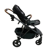 Shop Mockingbird Single to Double 3.0 Stroller, 2026, Black Windowpane, Charcoal with Penny Leather at GoodBuy Gear
