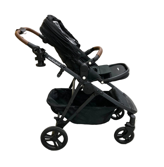Shop Mockingbird Single to Double 3.0 Stroller, 2026, Black Windowpane, Charcoal with Penny Leather at GoodBuy Gear