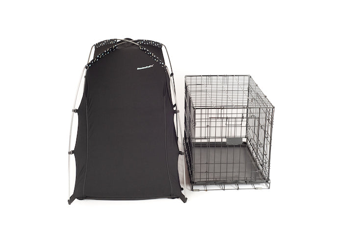 SlumberPod Pet Crate Cover, Black