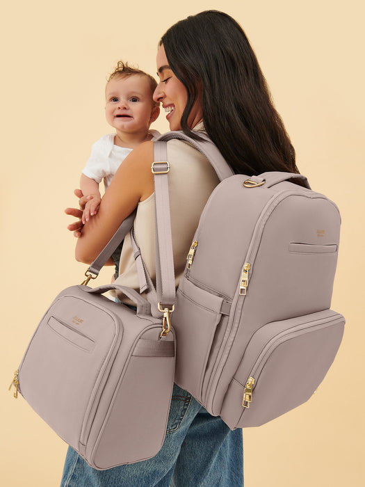 Shop JuJuBe Classic Diaper Backpack, Taupe at GoodBuy Gear