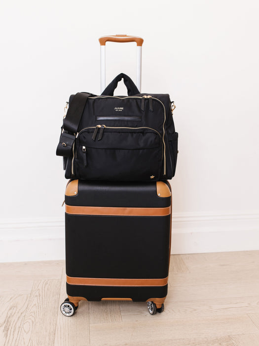 Shop JuJuBe Satchel Diaper Bag, Black at GoodBuy Gear