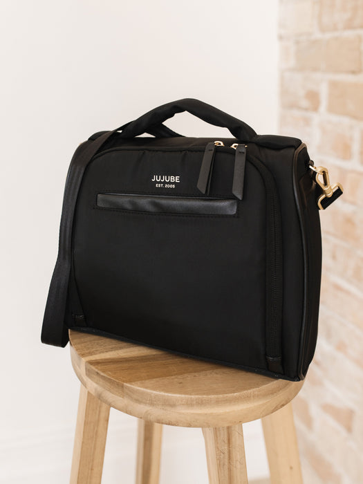Shop JuJuBe Satchel Diaper Bag, Black at GoodBuy Gear