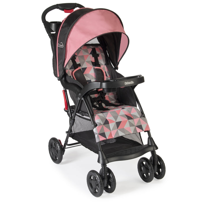 Kolcraft Cloud Sport Stroller, 2025, Triangles Coral