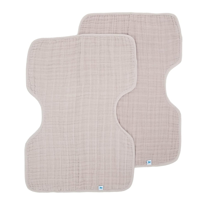Little Unicorn Cotton Muslin Burp Cloth 2 Pack, Porpoise