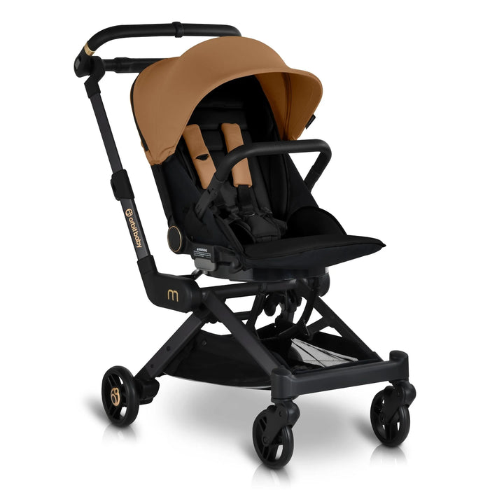 Shop Orbit Baby M Plus+ Stroller, 2025, Black Luxe, Chestnut at GoodBuy Gear