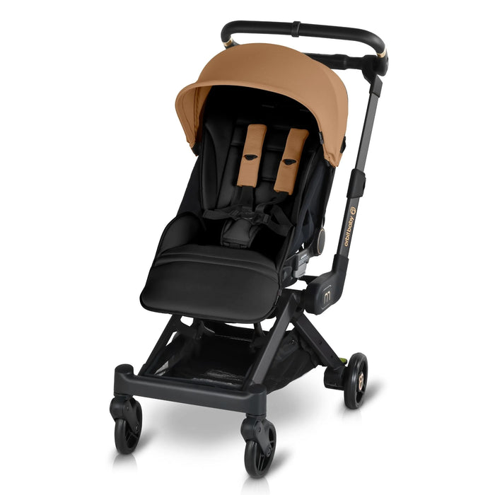 Shop Orbit Baby M Plus+ Stroller, 2025, Black Luxe, Chestnut at GoodBuy Gear
