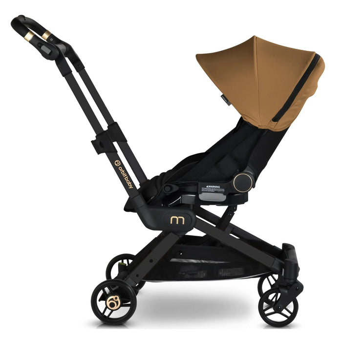 Shop Orbit Baby M Plus+ Stroller, 2025, Black Luxe, Chestnut at GoodBuy Gear