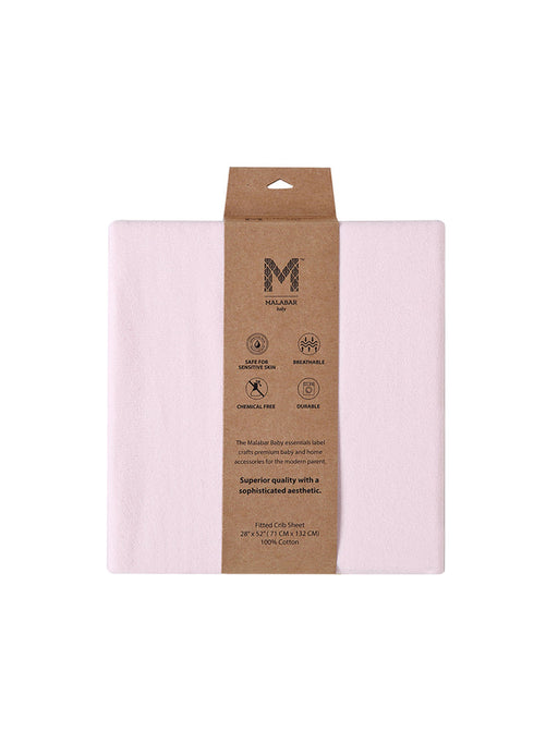Shop Malabar Baby Fitted Crib Sheet, Rose Pink at GoodBuy Gear