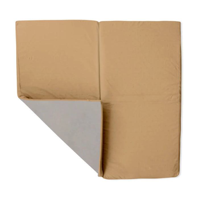 Toki Kids Mega Padded Play Mat 55" x 55", Cloud + Sandcastle