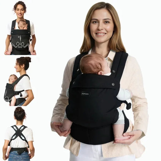 Shop Momcozy 3-in-1 PureHug Baby Carrier, Black, Cotton at GoodBuy Gear