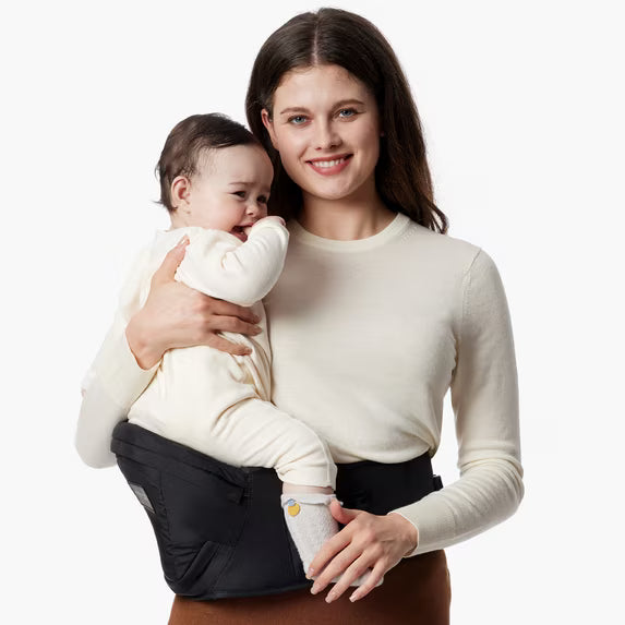 Momcozy Wander360 Hip Seat Carrier, Black, Medium