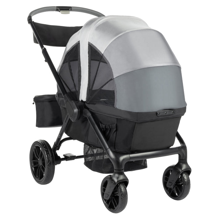 Monbebe Everyday Outings Wagon Stroller, 2022, Cobblestone Gray