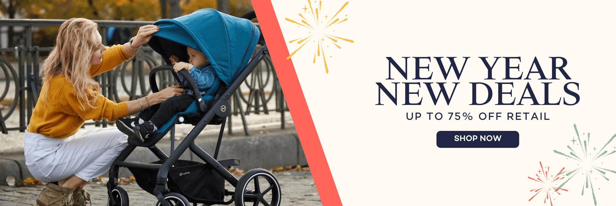 New Year, New Baby Gear Deals - up to 75% off retail!