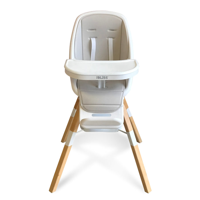 TruBliss 2-in-1 Turn-a-Tot High Chair, Gray Taupe