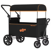 Shop Pamo Babe Wagon Stroller, Black with Orange Accents at GoodBuy Gear
