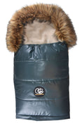 Shop Cover Baby Organic Premium Wool Adjustable Footmuff, Pastel Hunter Green at GoodBuy Gear