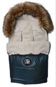 Shop Cover Baby Organic Premium Wool Adjustable Footmuff, Pastel Hunter Green at GoodBuy Gear