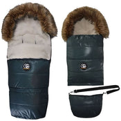 Shop Cover Baby Organic Premium Wool Adjustable Footmuff, Pastel Hunter Green at GoodBuy Gear