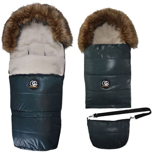 Shop Cover Baby Organic Premium Wool Adjustable Footmuff, Pastel Hunter Green at GoodBuy Gear