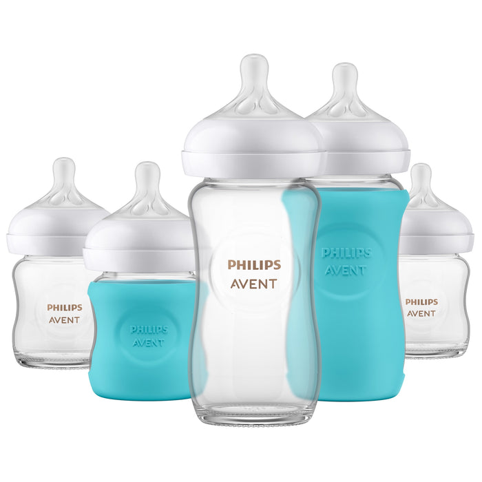 Philips Avent Natural Glass Newborn Gift Set, White