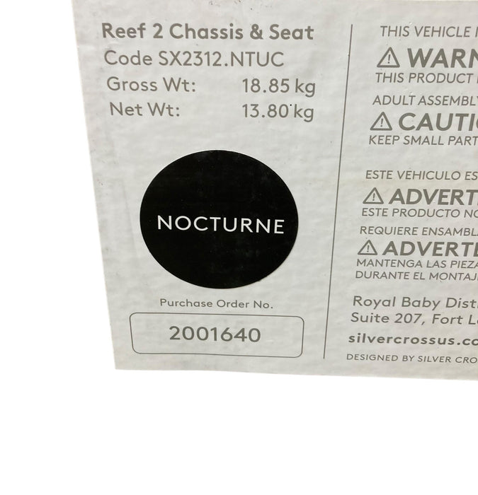 Silver Cross Reef 2 Stroller, 2024, Nocturne