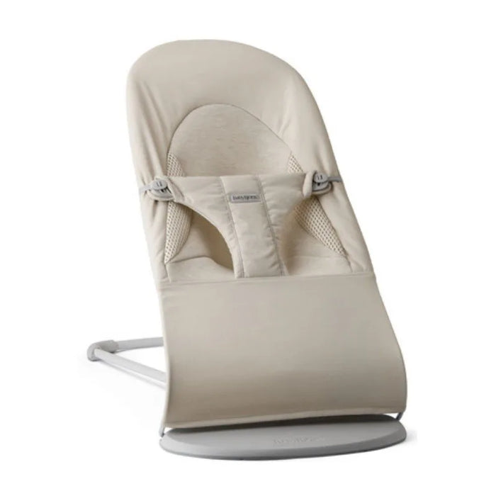 BabyBjorn Bouncer Balance Soft, Light Beige TriFabric, Light Gray Frame