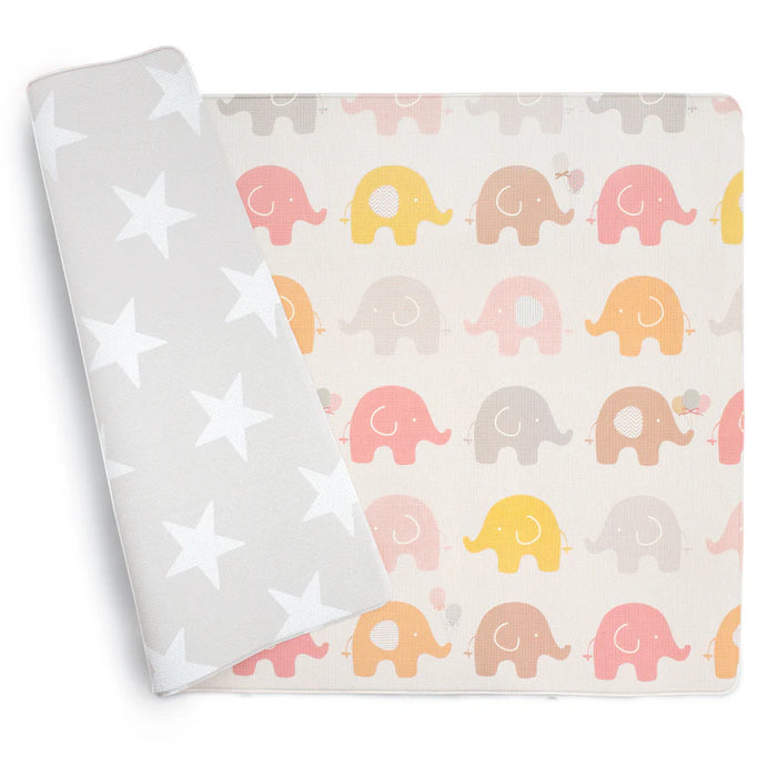 Parklon PureSoft Play Mat, Large (82.7" x 55.1"), Little Elephant + Fabric Star