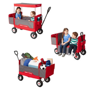 Radio Flyer 3-in-1 All-Terrain Wagon with Canopy( 3927), Red