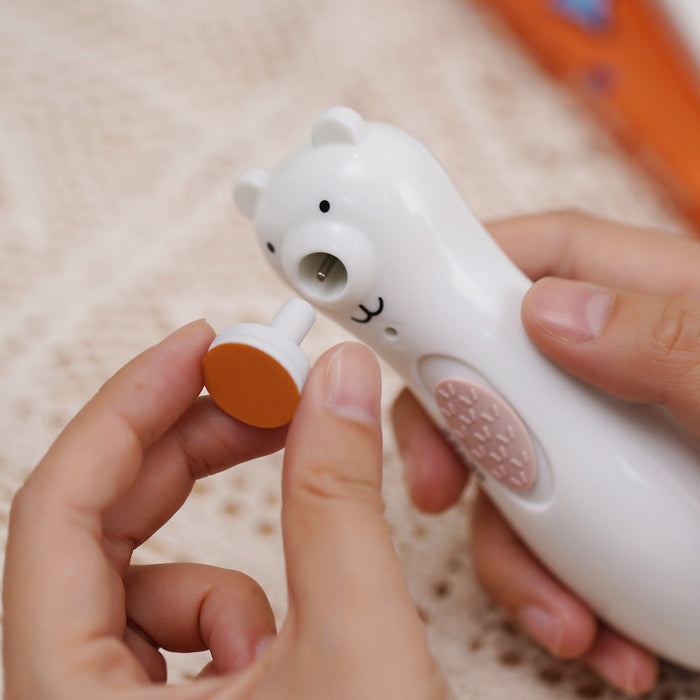 Shop Haakaa Happii Bear Rechargeable Nail Trimmer Set at GoodBuy Gear