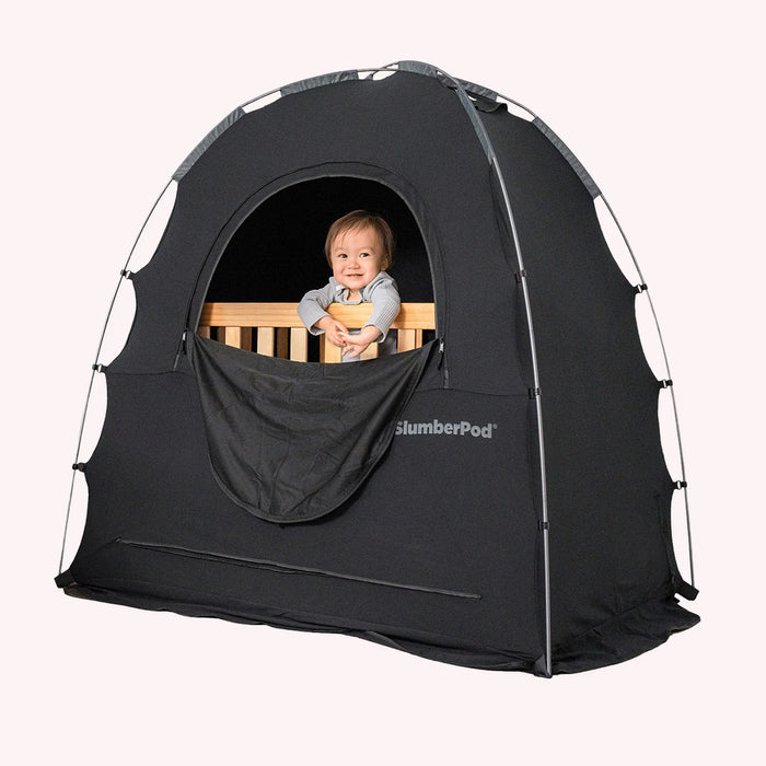 SlumberPod 3.0 Sleep Canopy, Black with Gray Accents