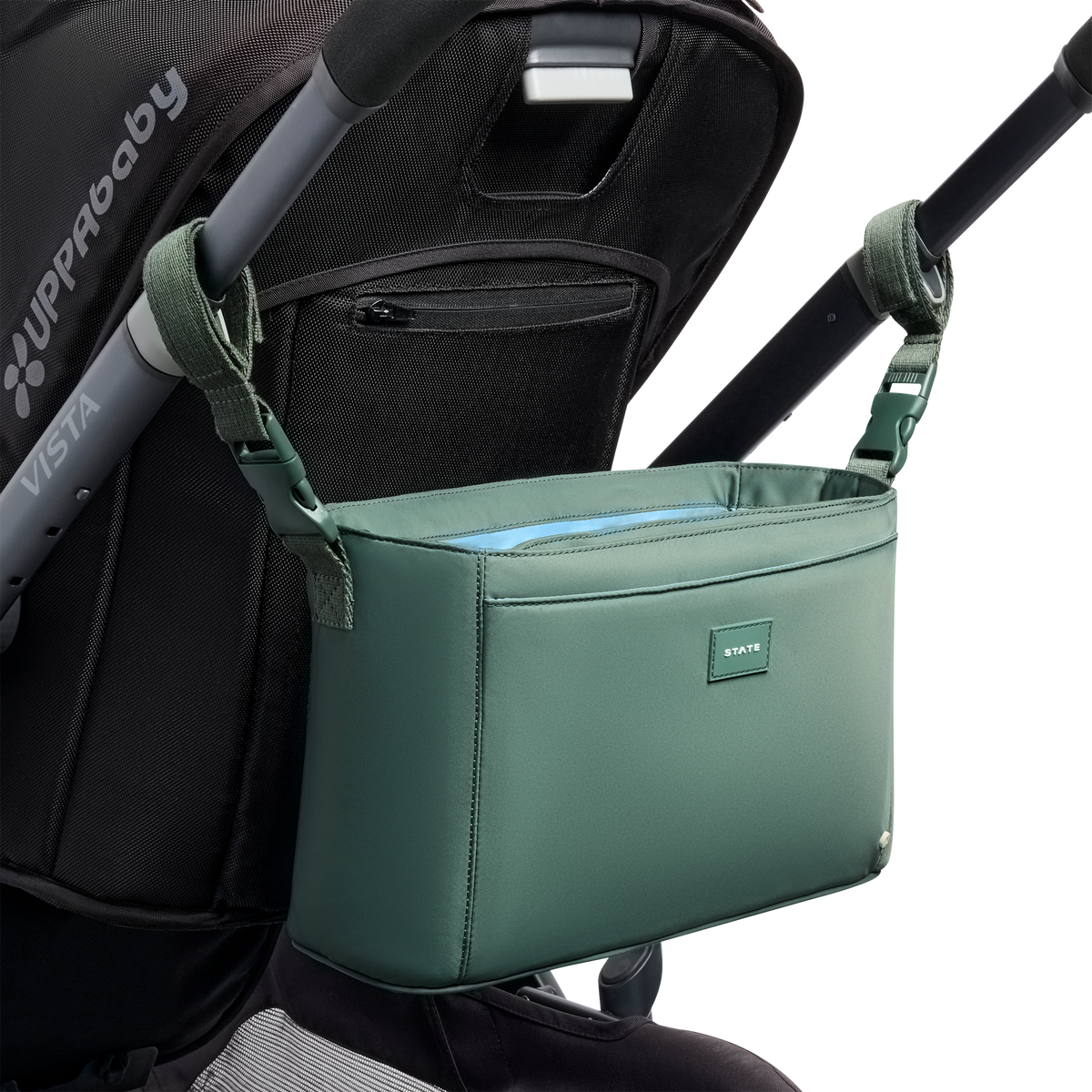 chicco stroller organizer STATE Bags Stroller Organizer, Olive