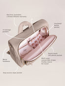 Shop JuJuBe Satchel Diaper Bag, Taupe at GoodBuy Gear