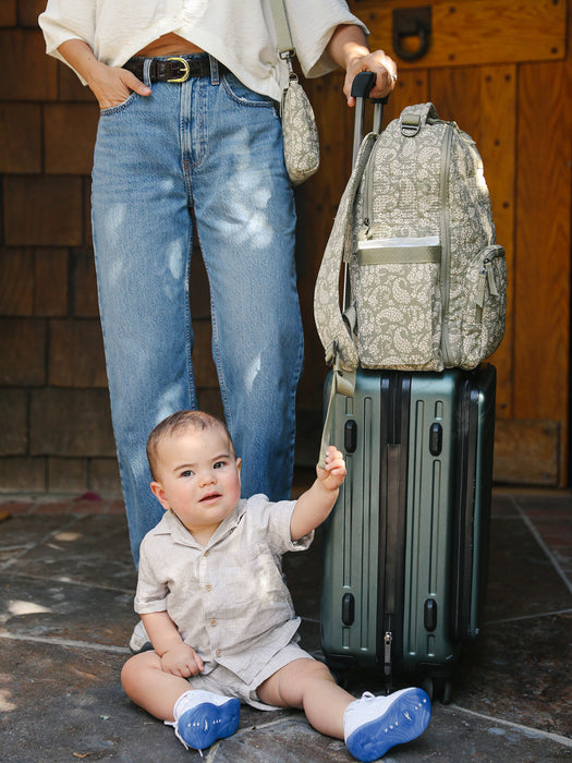 Shop Sazan + JuJuBe Classic Diaper Backpack, Paisley Floral at GoodBuy Gear