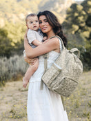 Shop Sazan + JuJuBe Classic Diaper Backpack, Paisley Floral at GoodBuy Gear