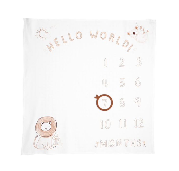 Carter’s Milestone Blanket, Baby Lion
