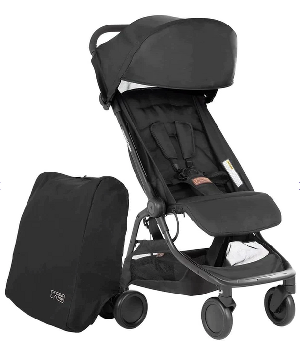 Mountain Buggy Nano  V3 Stroller, 2022, Black