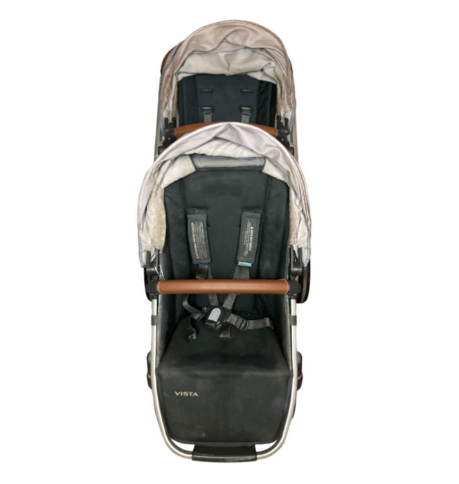 uppababy snack tray 2017 UPPAbaby VISTA Double Stroller with Snack Trays and Piggyback, 2017, B — GoodBuy Gear