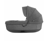 black melange stokke crusi Stokke Crusi & Trailz Carry Cot, Black Melange