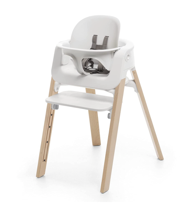 Stokke Complete Steps High Chair with Nordic Cushion, Natural