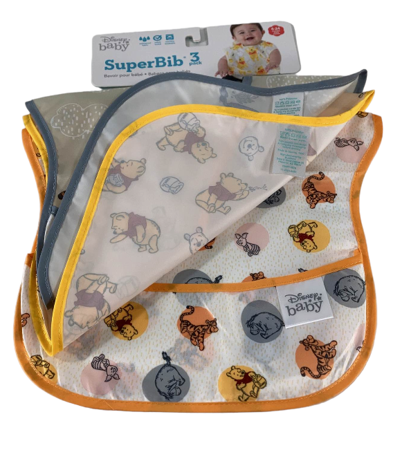 Shop Disney Baby SuperBib 3 Pack, Pooh Bear and Friends at GoodBuy Gear
