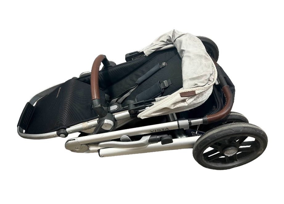 UPPAbaby VISTA V2 Stroller, 2019, Bryce (White Marl)