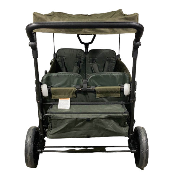 Wonderfold X4 Push & Pull Quad Stroller, 2022, Woodland Green