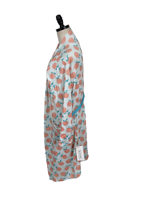 KicKee Pants Maternity/Nursing Robe, Small Fresh Air Peaches