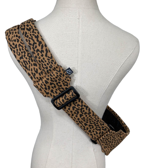 Gooseket Toddler Sling, Brown Leopard